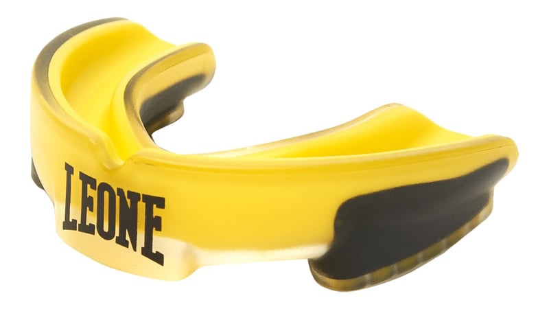 Chránič zubov LEONE 1947 PD513 Top Guard – Žltý, univerzálna veľkosť, unisex pre dospelých na box