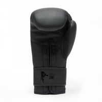 Boxerské rukavice Leone 1947 Striker GN059 Unisex čierne 12 oz tréningové rukavice pre dospelých 4