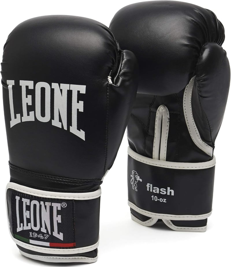 LEONE 1947 Unisex Flash Boxkesztyű - 10 oz, Black