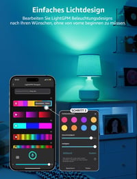 Lepro AI Smart LED izzó E14 4,9W RGB színváltós, hangvezérlés Alexa Google, WiFi Bluetooth, meleg hideg fehér fény 5