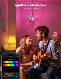Lepro AI Smart LED izzó E14 4,9W RGB színváltós, hangvezérlés Alexa Google, WiFi Bluetooth, meleg hideg fehér fény 6