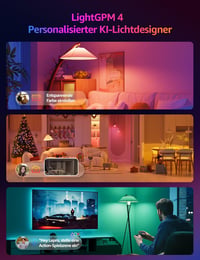 Lepro BP1 E14 LED izzó RGB+CCT 4,9W dimmelhető WiFi Bluetooth Alexa Google 2db 2
