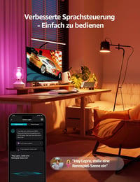 Lepro BP1 E14 LED izzó RGB+CCT 4,9W dimmelhető WiFi Bluetooth Alexa Google 2db 3