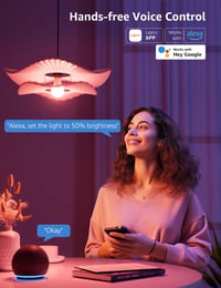 Lepro E27 10W okos izzó 2db, dimmelhető WiFi LED lámpa Alexa Google kompatibilis 7