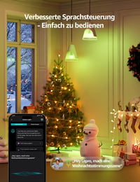 Lepro E27 10W okos izzó 2db, dimmelhető WiFi LED lámpa Alexa Google kompatibilis 3