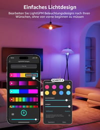 Lepro E27 10W okos izzó 2db, dimmelhető WiFi LED lámpa Alexa Google kompatibilis 5