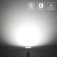Lepro GU10 LED izzó 5W, 400lm, hideg fehér 5000K, 60W halogén helyettesítő, 120° sugárzási szög, 5 darabos csomag 2