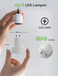 Bec LED Lepro GU10, Alb Neutru, 6W 630 Lumeni, Nereglabil 6