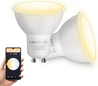 Lepro GU10 okos LED izzó szett, Alexa kompatibilis, dimmelhető meleg és hideg fehér 1