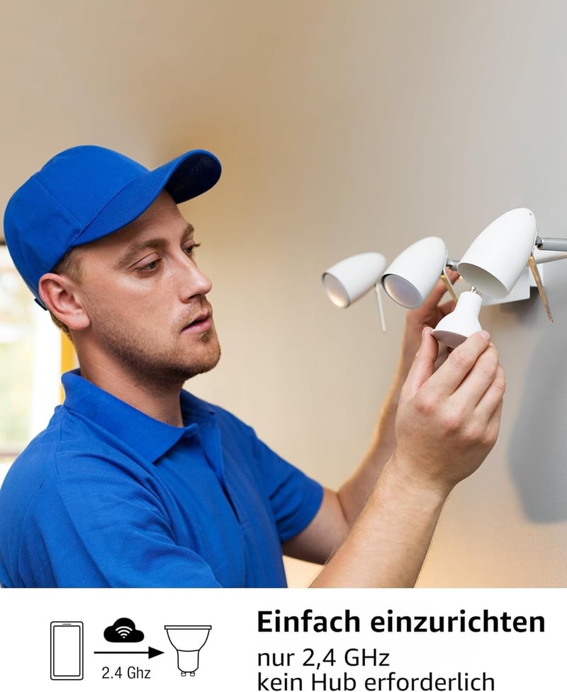 Lepro GU10 Smart LED izzó RGBW WiFi Alexa Google Home 4db