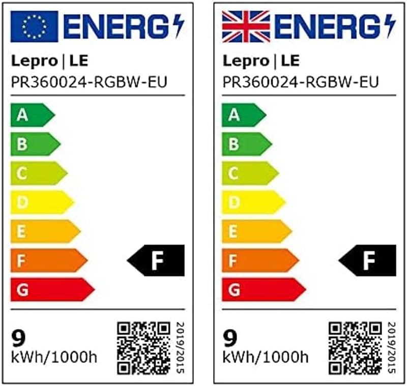 Lepro LED E27 9W RGB Színváltó Izzó Távirányítóval, 16 Szín és Meleg Fehér