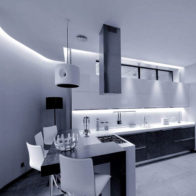 Lepro LED Szalag 10m, 600 LED 2835 SMD, Hidegfehér Beltéri Világítás, Öntapadós Dimmelhető Fényszalag TV Háttérvilágításhoz, Konyhába, 2x5m 