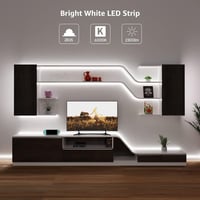 Lepro LED szalag 5m hideg fehér 12V 300 LED 2835 chip 6000K 2300 lumen öntapadós beltéri világítás konyha otthon 2