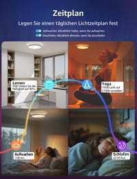 Lepro T1 Okos Mennyezeti Lámpa RGBCCT Dimmelhető WiFi Bluetooth Alexa Google 7