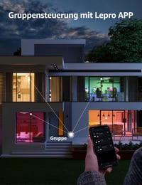 Lepro T1 Okos Mennyezeti Lámpa RGBCCT Dimmelhető WiFi Bluetooth Alexa Google 8