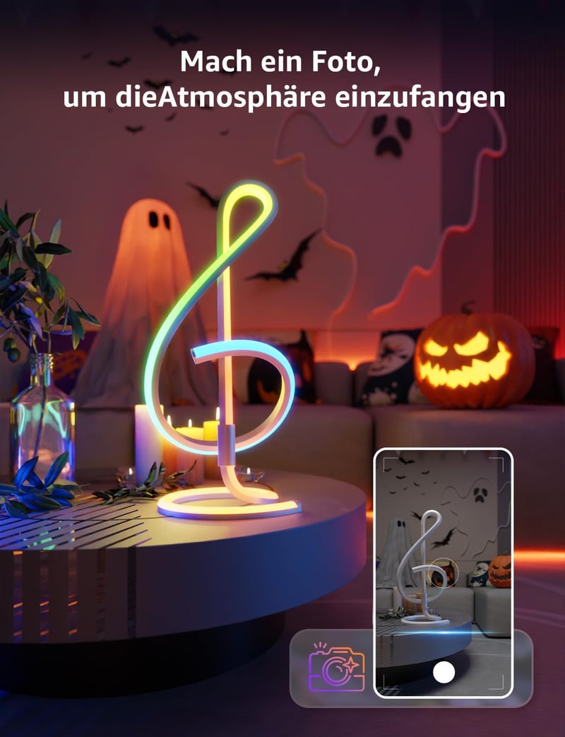 Lepro TB2 Okos Asztali Lámpa RGB LED, Zeneszinkron, Hangvezérlés Alexa/Google