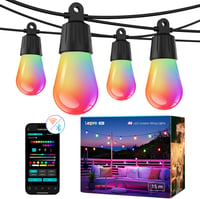 Lepro ZB1 WiFi LED Fényfüzér 15m RGB Meleg Fehér Okos Izzók Alexa Google 1