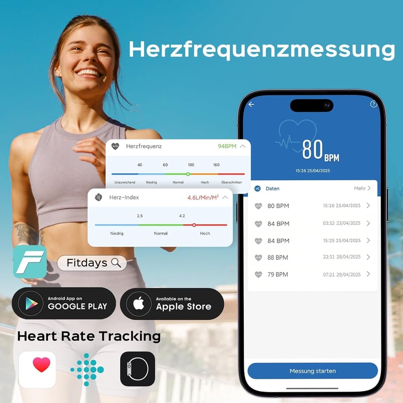 Lepulse Lescale F4 Okos Testanalizáló Mérleg - 22 Testparaméter, Testzsír és Izomtömeg Méréssel, Nagy Kijelzővel, 24 Felhasználói Profillal,