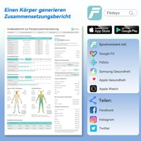 Lepulse P1 testösszetétel mérleg kézi szenzorokkal, 24 felhasználó, testzsír és izomtömeg mérés 7