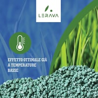 LERAVA Tavaszi Gyeptrágya 70m² - Nitrogénes Tápanyag Lassú Felszívódás Zöld Füves Gyephez 2