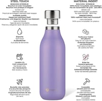 Les Artistes Paris Bottle'Up 2.0 Termosz 500ml Rozsdamentes Acél Twilight 2