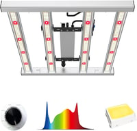 LES FLEURS 240W LED Növénylámpa Teljes Spektrum 90x90cm Dimmelhető 1