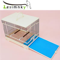 Lesimnky 120 ks jednorazových podložiek do klietky pre vtáky, 27,9 x 43,2 cm, predrezaný netkaný papier, absorpčné podložky na tácku na trus, modré 2