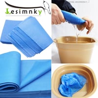Lesimnky 120 ks jednorazových podložiek do klietky pre vtáky, 27,9 x 43,2 cm, predrezaný netkaný papier, absorpčné podložky na tácku na trus, modré 5