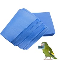Lesimnky 120 ks jednorazových podložiek do klietky pre vtáky, 27,9 x 43,2 cm, predrezaný netkaný papier, absorpčné podložky na tácku na trus, modré 1
