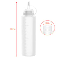 Set 5 sticle cu dozator Lestiven pentru vopsea, 250 ml – Recipiente flexibile pentru pictură 2