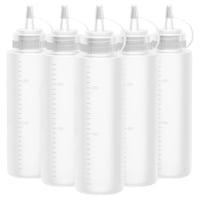 Set 5 sticle cu dozator Lestiven pentru vopsea, 250 ml – Recipiente flexibile pentru pictură 1