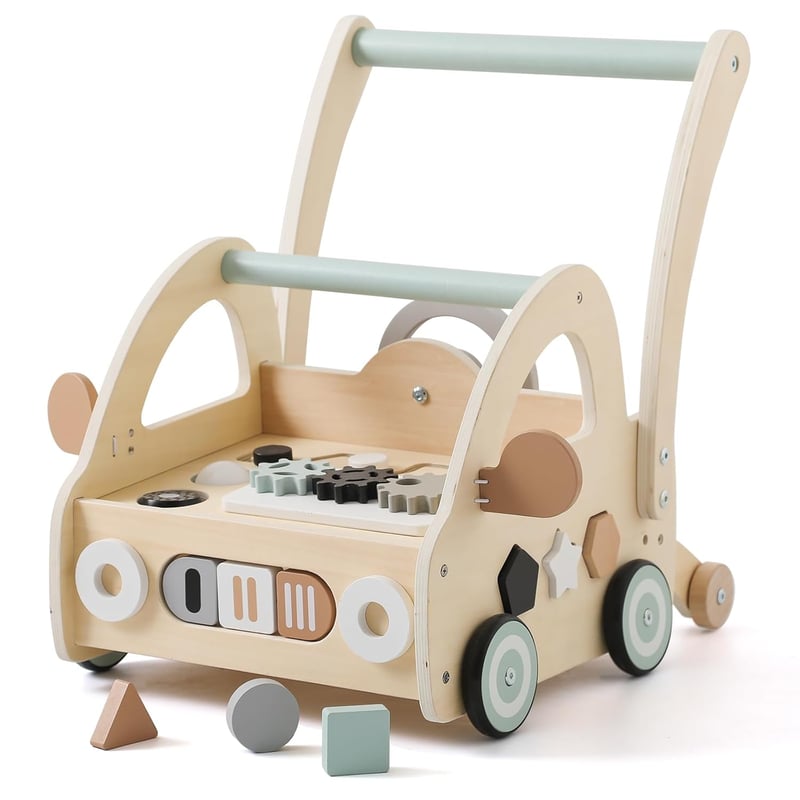 Let's Make fa járulékos játék sorter táblával 6 hónapos babáknak