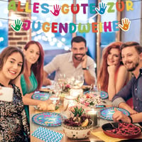Lets Joy Ifjúsági Szentelési Parti Szett - 85 Darabos Tábla Dekoráció Ballonokkal 7