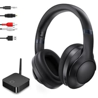Bezdrôtové TV slúchadlá LETSACTIV pre seniorov, cez uši (over-ear), s 2,4 GHz RF vysielačom a nabíjacou stanicou, dosah 45 metrov, 35 hodín prehrávania, bez oneskorenia 1