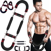 LeuKoles Twister Karedzés Állítható Mellkas Edzőgép 30-50kg Hordozható Power Twister Rúd Szétszerelhető Otthoni Fitness 1