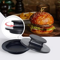 Levivo Hamburger Présgép 5 Részes Szett Antilengő Papírral Húspogácsa Készítéshez 6
