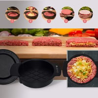 Levivo Hamburger Présgép 5 Részes Szett Antilengő Papírral Húspogácsa Készítéshez 5