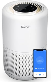 LEVOIT 3 az 1-ben HEPA légszűrő penészre, porpora, pollenre, szagra - hálószobai légtisztító app vezérléssel 4