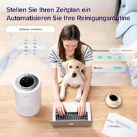 LEVOIT 3 az 1-ben HEPA légszűrő penészre, porpora, pollenre, szagra - hálószobai légtisztító app vezérléssel 3