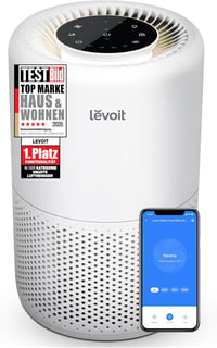 LEVOIT 3 az 1-ben HEPA légszűrő penészre, porpora, pollenre, szagra - hálószobai légtisztító app vezérléssel 1