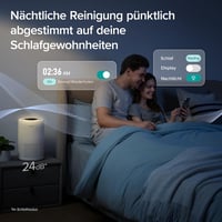 LEVOIT 3 az 1-ben HEPA légszűrő penészre, porpora, pollenre, szagra - hálószobai légtisztító app vezérléssel 6