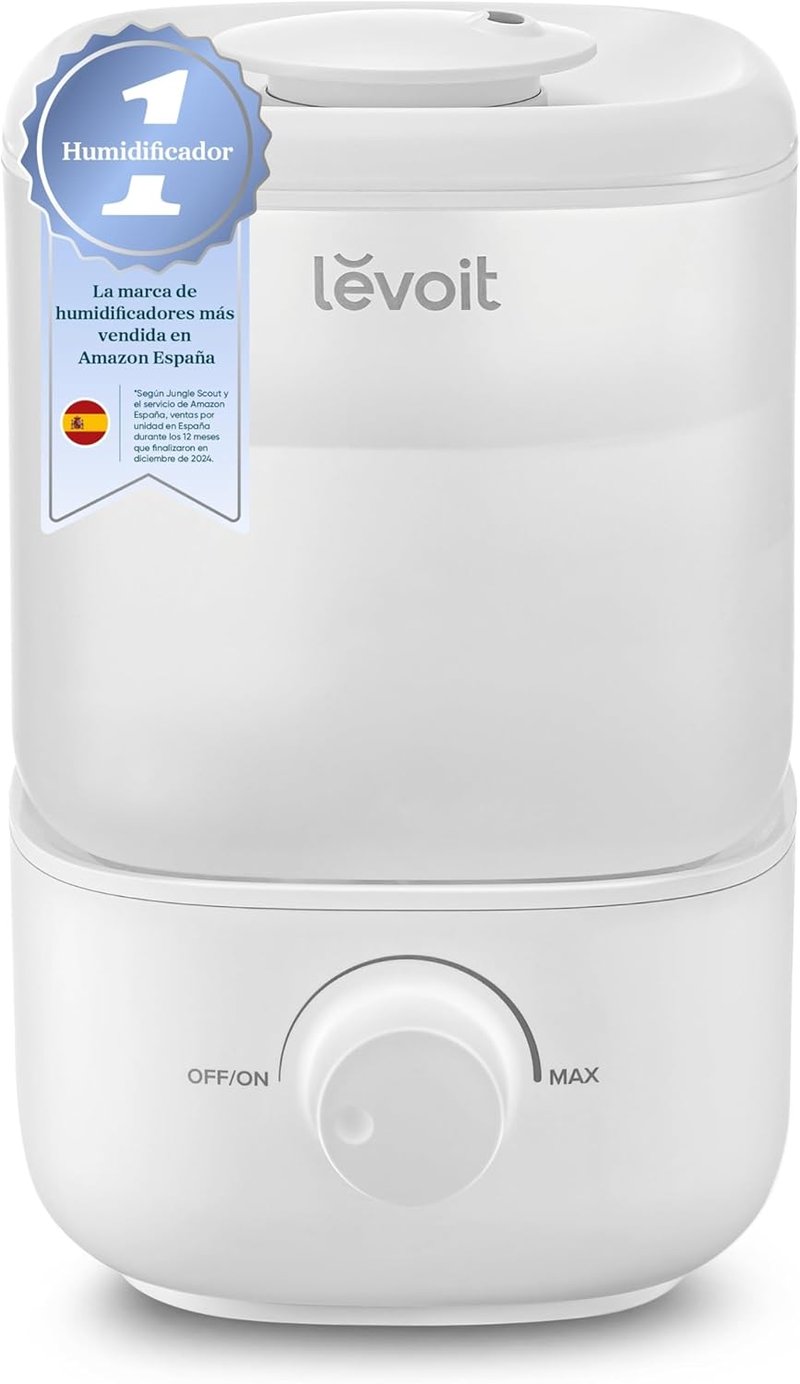 LEVOIT Baby Párásító 2.5L, 25 Órás Működés, Csendes 23dB, 360° Forgó Fúvóka