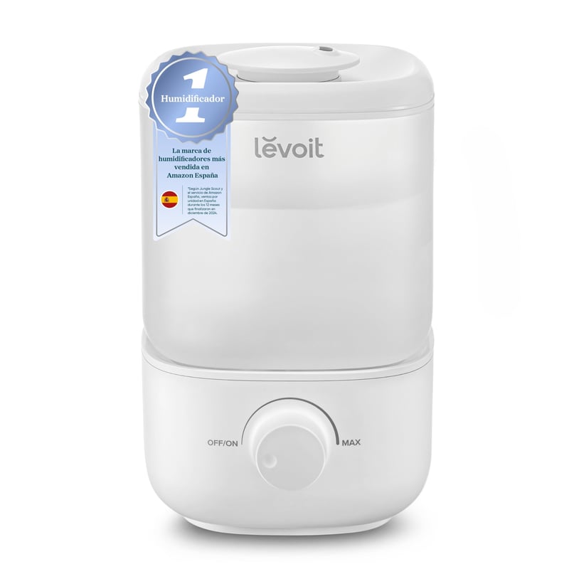 LEVOIT ovlaživač zraka za bebe, 2,5 L, 25 sati rada, 23 dB - bijeli