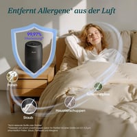 LEVOIT Core Mini fekete légtisztító HEPA szűrővel, aromaterápiás funkcióval, hálószobához 3