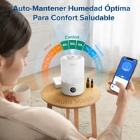 LEVOIT Dual 200S pametni ultrazvučni ovlaživač zraka i difuzor, 3L - bijeli 3