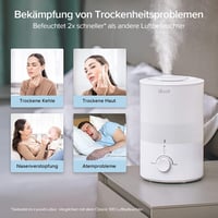 Levoit Hálószobai Párásító, Ultrahangos Hideg Köd, Automatikus Leállás, 25 dB, 25 Óra, 3L 5