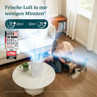 LEVOIT Légtisztító H13 HEPA Szűrő Allergia Pollenszemcse Füst Ellen 195m³/h 4
