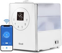 Levoit okos párásító nagy szobákhoz, felülről tölthető, meleg és hideg pára, 550 ml/h, 40-70 m² 1