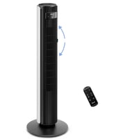 Levoit torony ventilátor 4 mód, 12 fokozat, 90° oszcilláló, 12 órás időzítő - gyöngyfehér - 106 cm 1