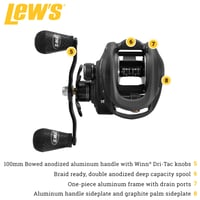 Mulinetă Baitcasting Lew's SuperDuty 300 Speed – Raport de recuperare 7,2:1, Mâna dreaptă, 190/35,6-88,9 cm, Mulinetă multiplicatoare pentru spinning 3